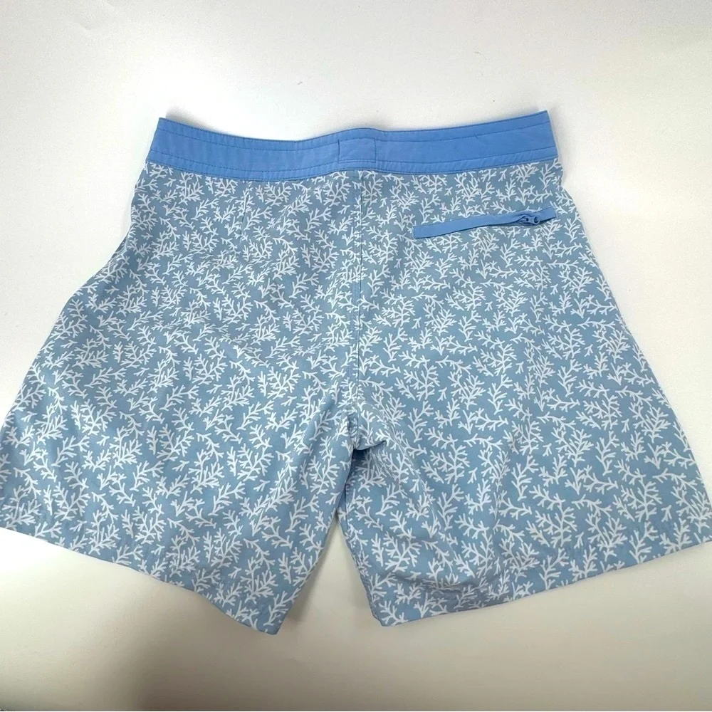 Fair Harbor‎ Blue and White Swim Board Shorts - Picture 4 of 9